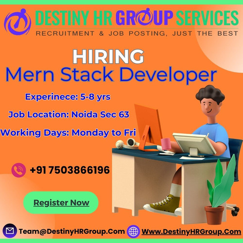 Hiring for Mern Stack Developer Job in Noida.1