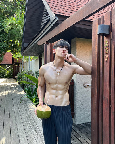 Photo by gap .jakarin puribhat on September 02, 2024. May be an image of 1 person, biceps, coconut a.jpg