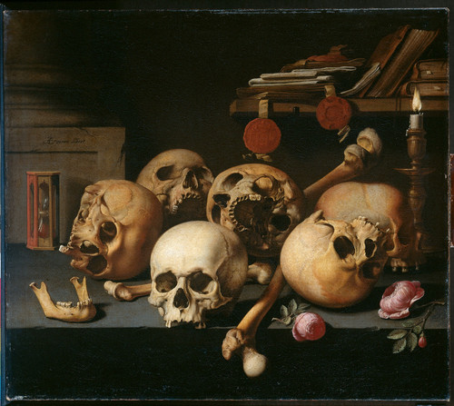 Schoor, Aelbert Jansz van der Натюрморт. Аллегория тщеславия, 1672, 63,5 cm x 73 cm, Холст, масло