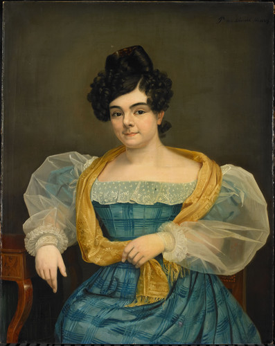 Schendel, Petrus van Adriana Johanna van Wijck (1807 86). Жена Johannes Ploos van Amstel, 1829, 110 