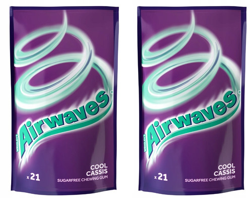 2 x 29G Airwaves Cool Cassis Guma do Zucia Bez Cukru 21 drazetek.jpg