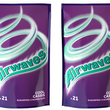 2 x 29G Airwaves Cool Cassis Guma do Zucia Bez Cukru 21 drazetek