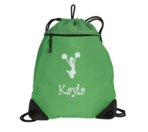 cinch pack BG810 personalized cheerleader green amazon.jpg
