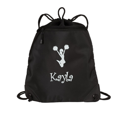 cinch pack BG810 personalized cheerleader black amazon.jpg