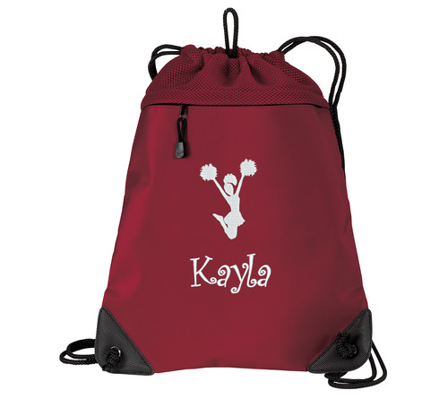 cinch pack BG810 personalized cheerleader red amazon.jpg
