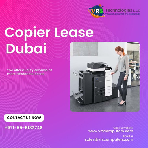 At VRS Technologies LLC, we offer top copier leasing services in Dubai to meet all your office needs. Our Copier Lease Dubai solutions are designed to provide you with the latest technology at an affordable price. Whether you need a short-term or long-term lease, we’ve got you covered. Call us at +971-55-5182748 to get started today.

Visit: https://www.vrscomputers.com/computer-rentals/printer-rentals-in-dubai/