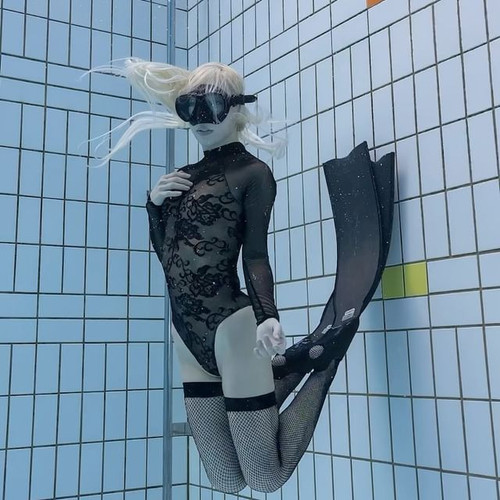 asian755Lalah Mermaid @lalah mermaid swimsuit REALISE @realise japan