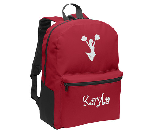 kids backpack bg203 personalized red cheerleader.jpg
