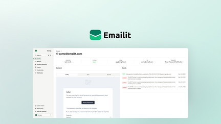 No-subscription email sending API for developers