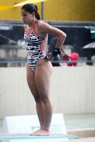 swimmeet competition238 By Ministry of Sports Brazil Diving Trophy. Location Center of Excellence in