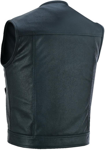 Leather Verse Leather Vest for mens adult