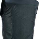 Leather Verse Leather Vest for mens adult