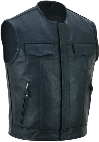 Leather Verse Leather Vest
