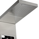 city plus colonna doccia inox spazzolato con termostatico 101H36108 tz 02