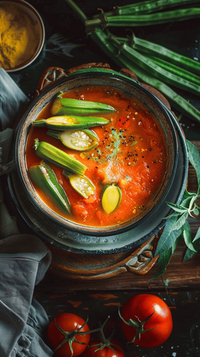 leonrud photo of natural self made tomato okra soup with okra e846c892 0b1e 4513 97cf 0f2d8c18c234 3.png