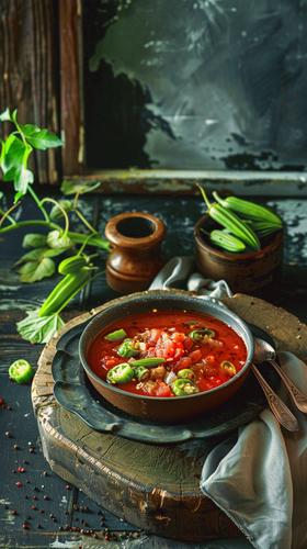 leonrud photo of natural self made tomato okra soup with okra f5ab046c 7385 4671 9eb3 080a0afa1044 3.png