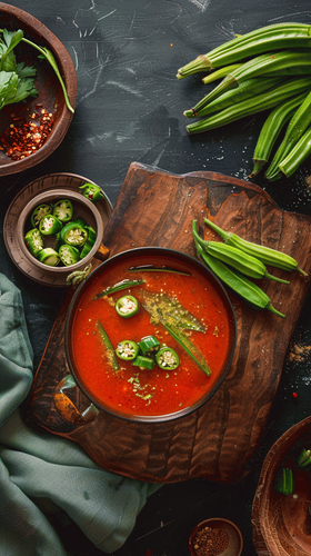 leonrud photo of natural self made tomato okra soup with okra e993049d 84ca 4ac5 a0ea a6c5f402190f 3.png