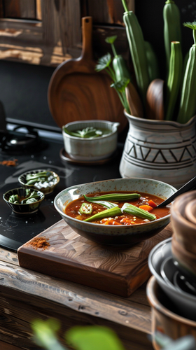 leonrud photo of natural self made tomato okra soup with okra e993049d 84ca 4ac5 a0ea a6c5f402190f 2.png