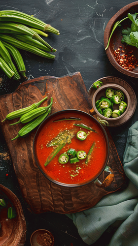 leonrud photo of natural self made tomato okra soup with okra e993049d 84ca 4ac5 a0ea a6c5f402190f 3.png