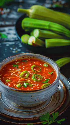 leonrud photo of natural self made tomato okra soup with okra f057aea6 7536 465a ba40 d0d0b3ec1b20 0.png