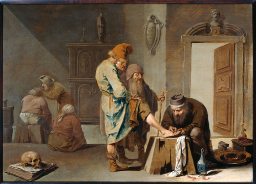 Quast, Pieter Jansz Операция на ноге, 1647, 30 cm х 41 cm, Дерево, масло