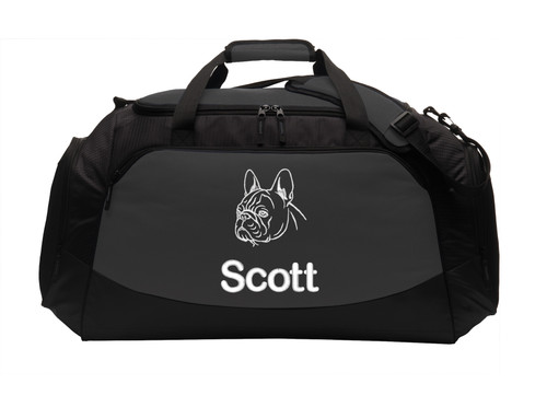 duffel bag large bg802 french bulldog charcoal.jpg