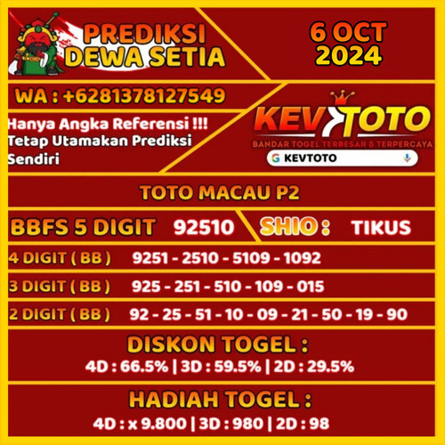 Prediksi Togel 4D Toto Macau P2 Minggu 6 Oktober 2024.jpg