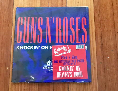 Guns N' Roses Knockin' On Heaven's Door Australia CD Single Tour Pack with Poster.jpg