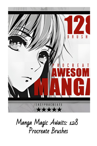 Manga Magic Awaits 128 Procreate Brushes 9354311.jpg