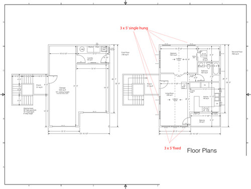 Carriage Floor Plan window inspection