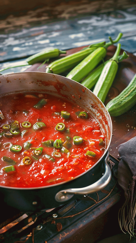 leonrud photo of natural self made tomato okra soup with okra f68b8756 68f2 4dff 832e 0b7529c56eec 3.png