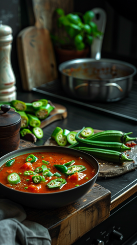 leonrud photo of natural self made tomato okra soup with okra f90cfa47 34a5 403e ac72 4d1884976638 3.png