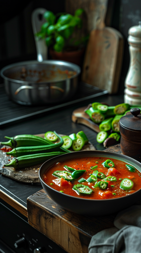 leonrud photo of natural self made tomato okra soup with okra f90cfa47 34a5 403e ac72 4d1884976638 3.png