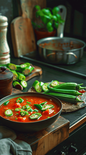 leonrud photo of natural self made tomato okra soup with okra f90cfa47 34a5 403e ac72 4d1884976638 3.png