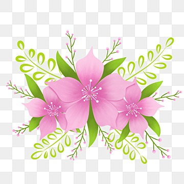 pngtree wreath of pink flower png image 4563341.png
