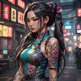 cyberpunk cheongsam qipao 3 by eclipsepheonix dh9yfc2
