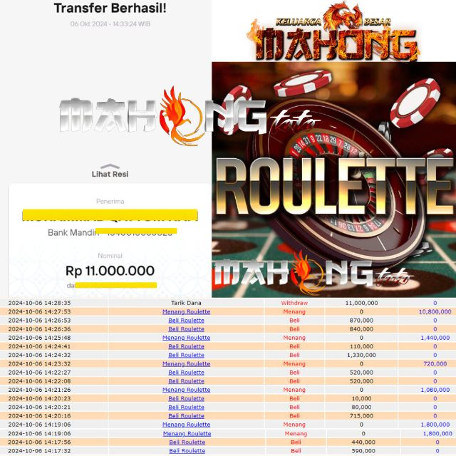 SELAMAT KEPADA ID XXXX JACKPOT PERMAINAN ROULETTE IDNLIVE DI WEB MAHONGTOTO