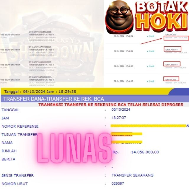 SELAMAT KEPADA ID XXXX JACKPOT PERMAINAN Wild Bounty Showdown Slot by PG Soft DI WEB BOTAKHOKI