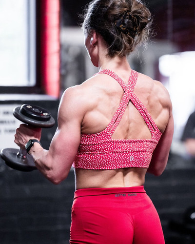 TIGHTSHORTS assrt181BACK, BICEPS, AND POSING WITH Stefanie Blaine ~ @stefanie blaine