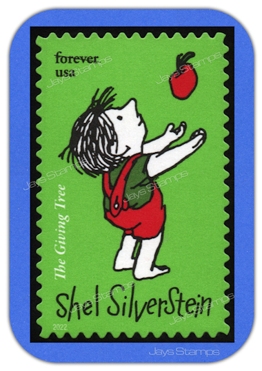 2022 SHEL SILVERSTEIN The Giving Tree Single -MINT-GENUINE- Stamp Album Ready