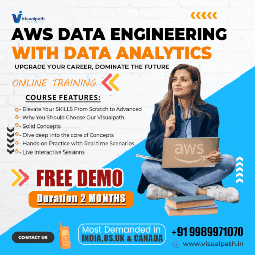 Visualpath offers the Best AWS Data Engineering Online Training conducted by real-time experts. Our AWS Data Engineering Course is available in Hyderabad and is provided to individuals globally in the USA, UK, Canada, Dubai, and Australia. Contact us at +91-9989971070.
WhatsApp: https://www.whatsapp.com/catalog/917032290546/
Visit blog: https://visualpathblogs.com/
Visit: https://www.visualpath.in/aws-data-engineering-with-data-analytics-training.html