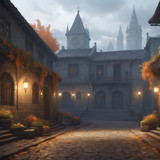 Default In the town square of a fantasy setting cobblestones g 2 (1)