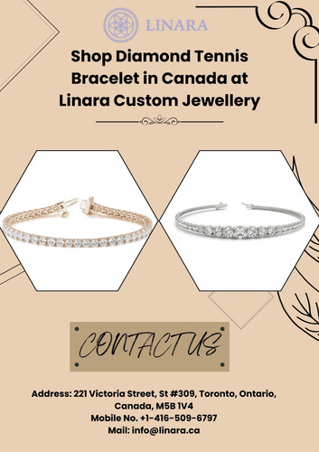 Shop Diamond Tennis Bracelet in Canada at Linara Custom Jewellery.jpg