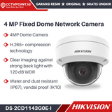 2CD1143G0E I IP 4MP Dome