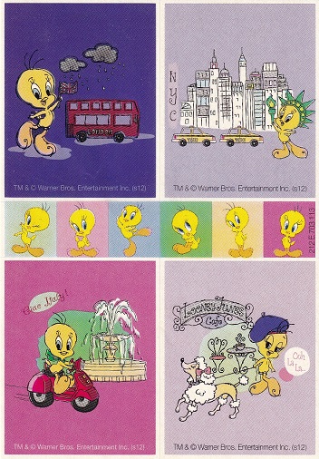 Samolepkový aršík TWEETY LOONEY TUNES.jpg