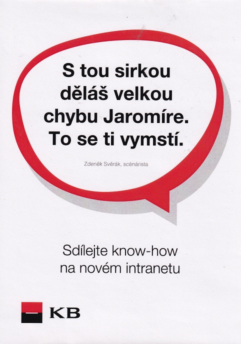 KB samolepka hláška z filmu Vesničko má středisková.jpg