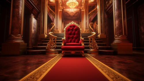 pngtree luxury red throne 3d rendering of regal chair with gold rope image 3679198.jpg