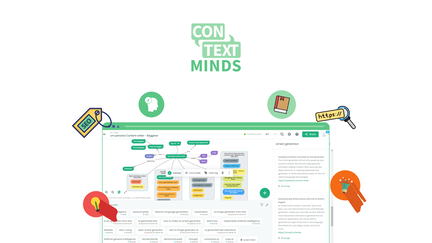 Organize content ideas and AI-generated keywords on digital whiteboards