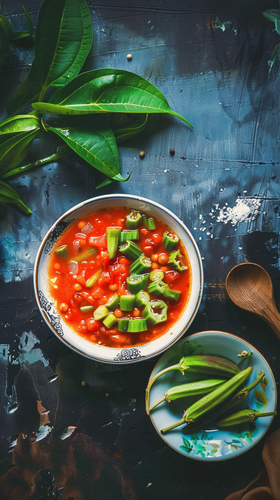 leonrud photo of natural self made tomato okra soup with okra aba528d2 97da 4cec a4b3 d1888d562c93 0.png