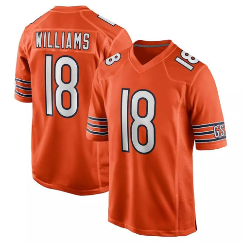 Men's William # 18 Organe Jersey Shirt,.jpg